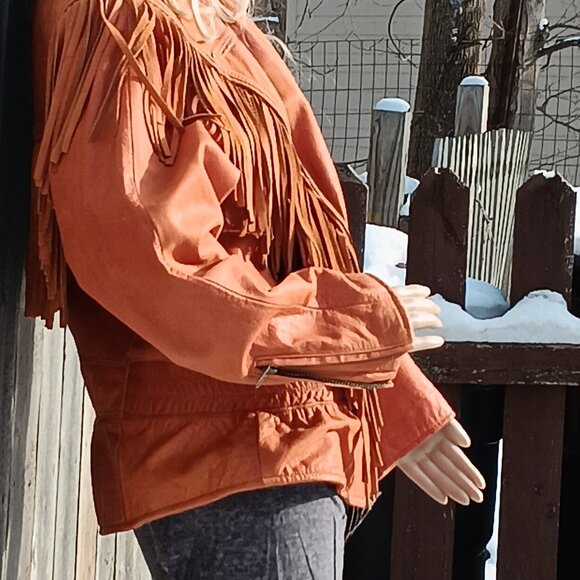 Adventure Bound Leather Fringed Jacket - Picture 3 of 4